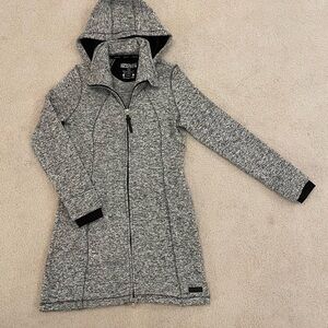 Women's Grey Hooded Jacket by Bench size S